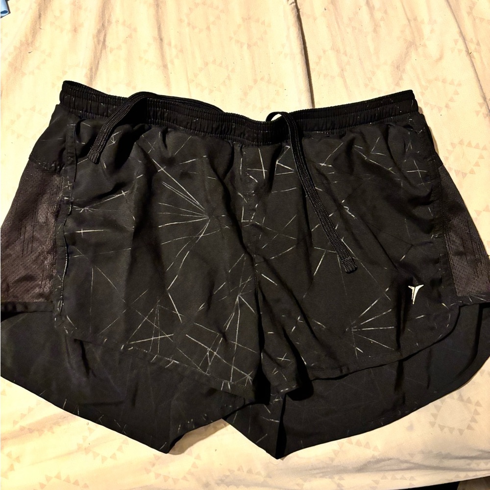 Black womens Athletic Shorts